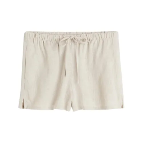 H&M Casual Shorts Women's Light Beige Gray