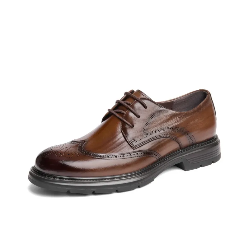 BELLE Dress Shoes Men's Black, Brown-1