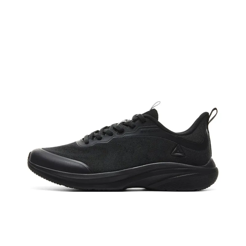 PEAK Abrasion Resistant Low Top Casual Running Shoes Women's Black-0