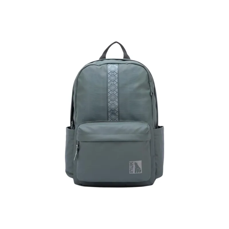 INUK Polyester Backpack Regular Unisex Yellow/Milk Tea Beige/Green/Pink-0