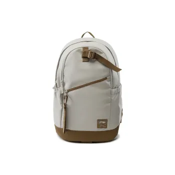 LiNing Polyester Backpack Unisex Oat Gray