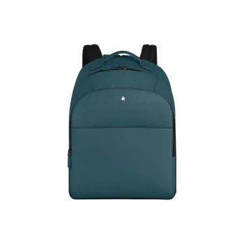 MONTBLANC Cow Leather Backpack Large Size Men's Blue