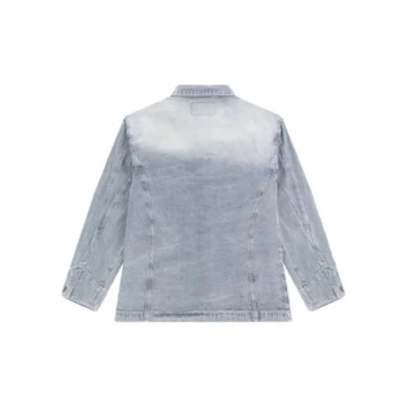GUESS Denim Jacket Men's Light Blue-1