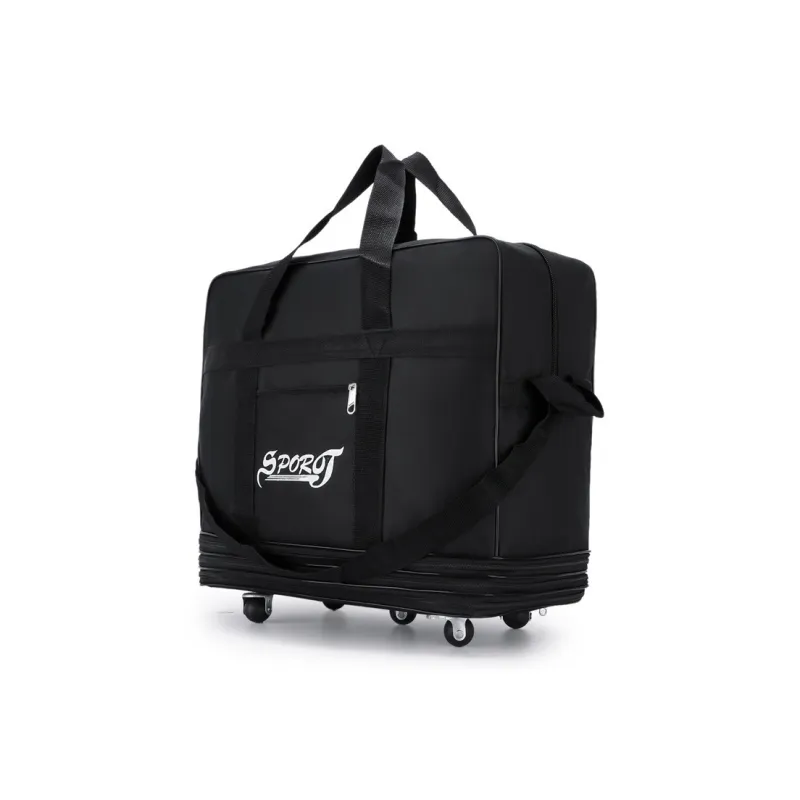Oxford Travel Bag Regular Unisex Black-0