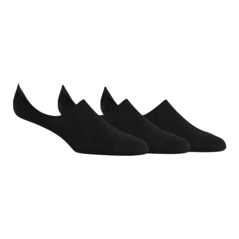 Columbia PFG Basic Liner No-Show Socks Unisex 3 Pack Black-1