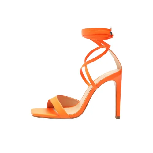 Schutz Bryce Strap Sandals 10.8cm Women's Orange