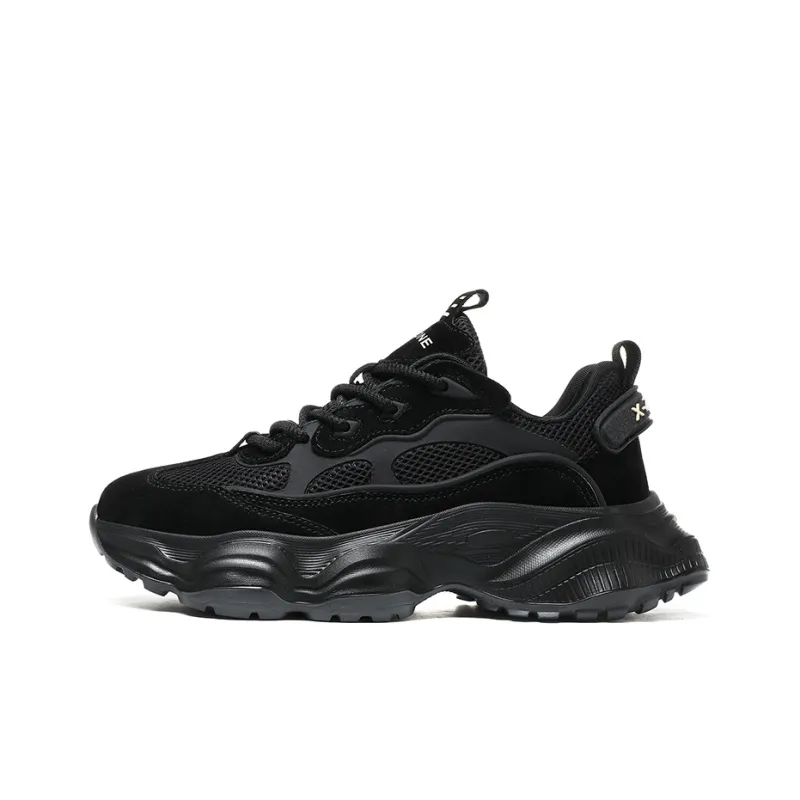 X-ZONE Breathable Impact-Resistant Lightweight Height Increasing Low-Top Chunky Sneakers Men's-7
