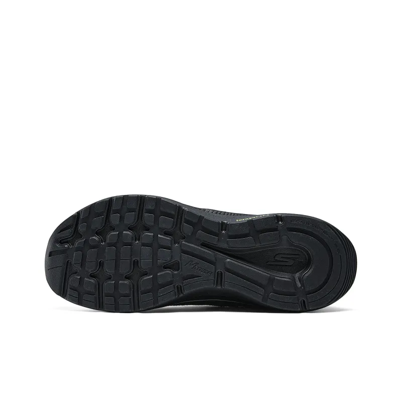 Skechers WOMEN'S GO Series Anti Slip Wear Resistant Low Top Running Shoes Men's Black-6