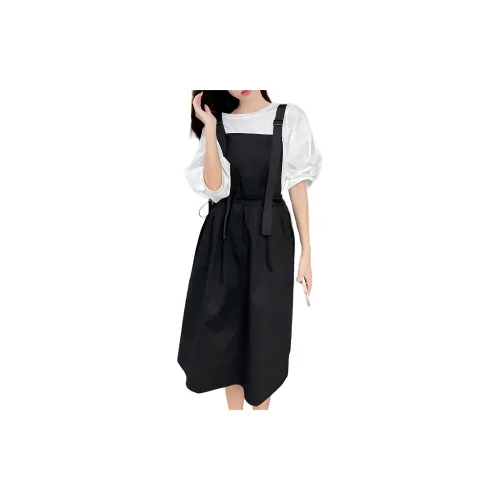 Juden Choi Two Piece Skirt Sets Women's Black