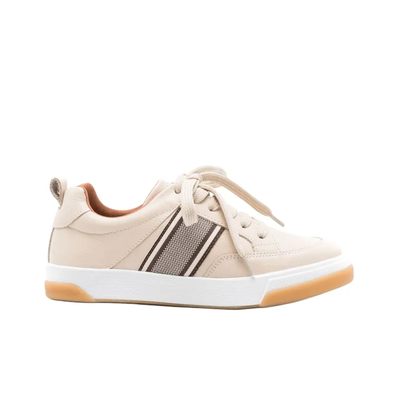 Sarah Chofakian Lady Bird Low-Top Skateboard Shoes Women's Beige Brown-1