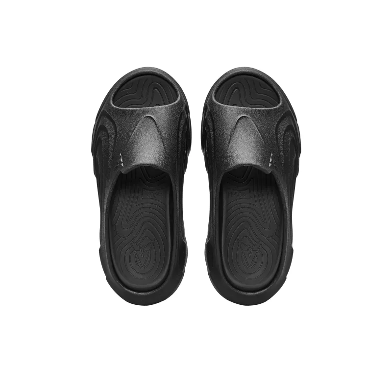 VEIDOORN Slide Slippers Unisex Black Warrior-3
