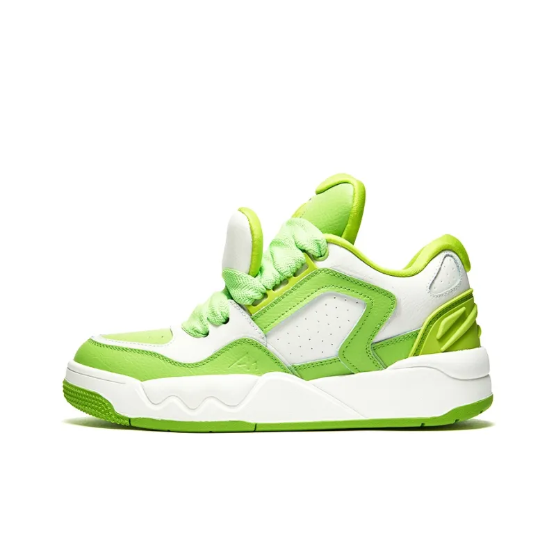 A1 Double Tongue Puffy Shoes Height Increasing Wear-Resistant Skateboard Shoes Unisex-36