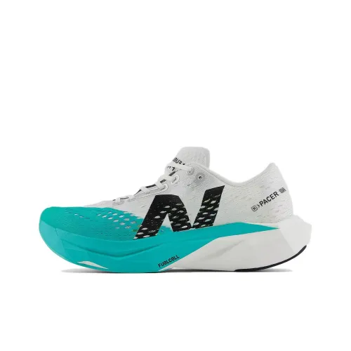 New Balance FuelCell SuperComp Pacer V2 Cyber Jade White Black