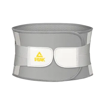 PEAK Back Support Braces Fitness Breathable, Protective, Rehabilitation, Compression Gray Polyester Unisex