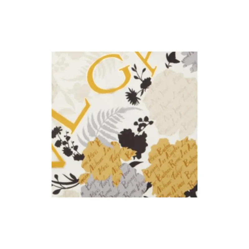 BVLGARI Silk Silk Scarves Women's Yellow-1
