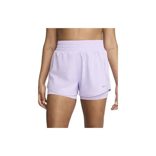 Nike Casual Shorts Women's Purple Lilac Flower