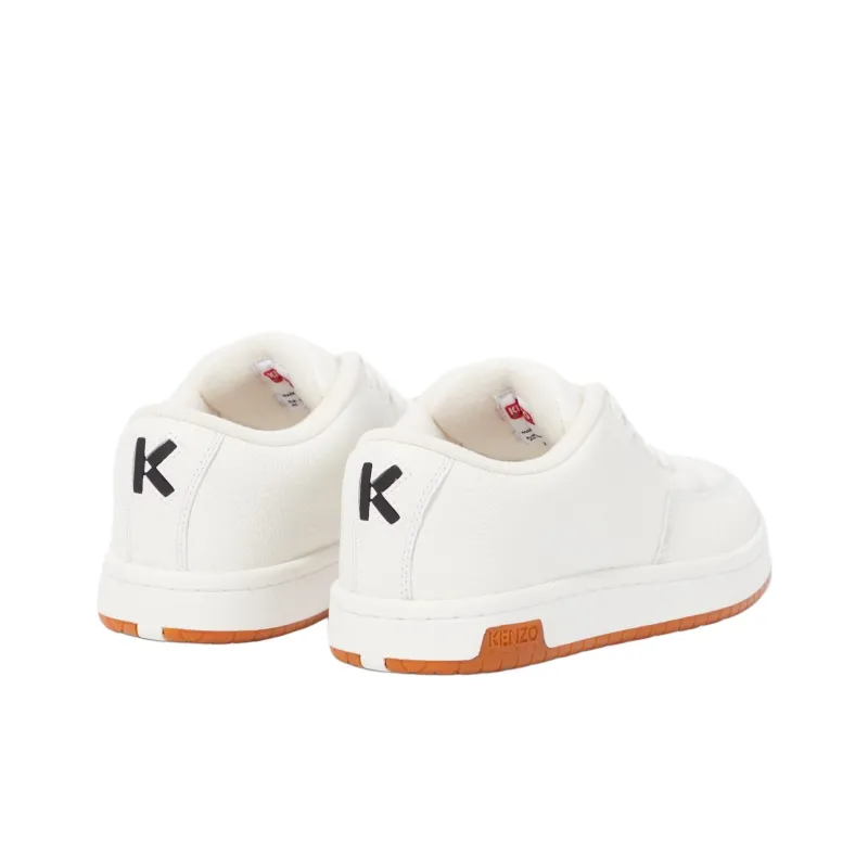 KENZO Dome Low Top Skateboard Shoes Men's White-3