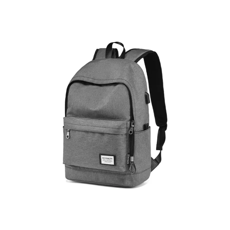 Yohji Kimura Oxford Backpack Unisex Gray/Navy Blue/Black-21