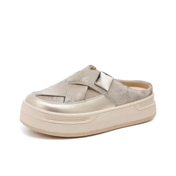 DAPHNE Rubber Sole Slip Resistant Wrap toe Slippers Women's