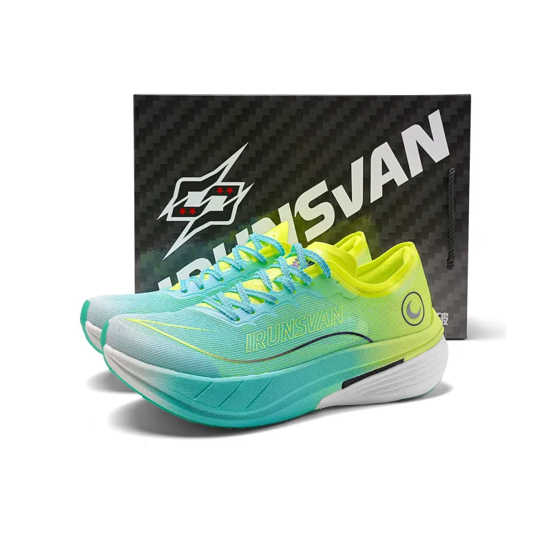 IRUNSVAN Low-Top Running Shoes Unisex Dancing Greenery-7