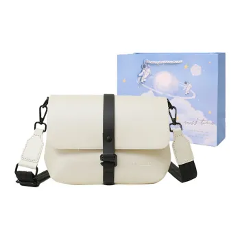 Duoluplo Doron Paul PU Small Square Bag One Shoulder Crossbody Bag Women's White/Yellow/Olive Green/Peacock Green/Black