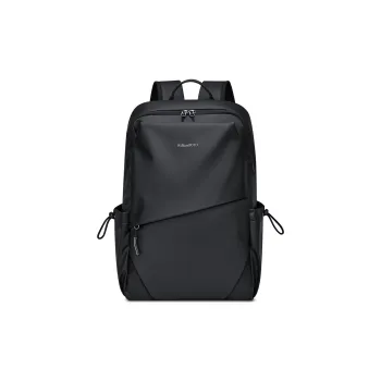 WilliamPOLO Fabric Backpack Large Size Men's Black