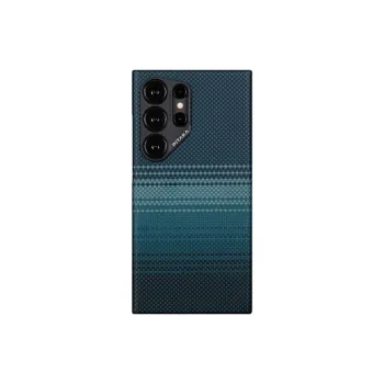 PITAKA Kevlar Material Non Carbon Fiber Borderless MagSafe Phone Cases Galaxy S24 Ultra
