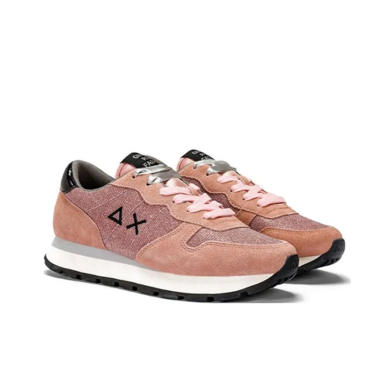 SUN68 Low Top Casual Shoes Women's Light Pink-2