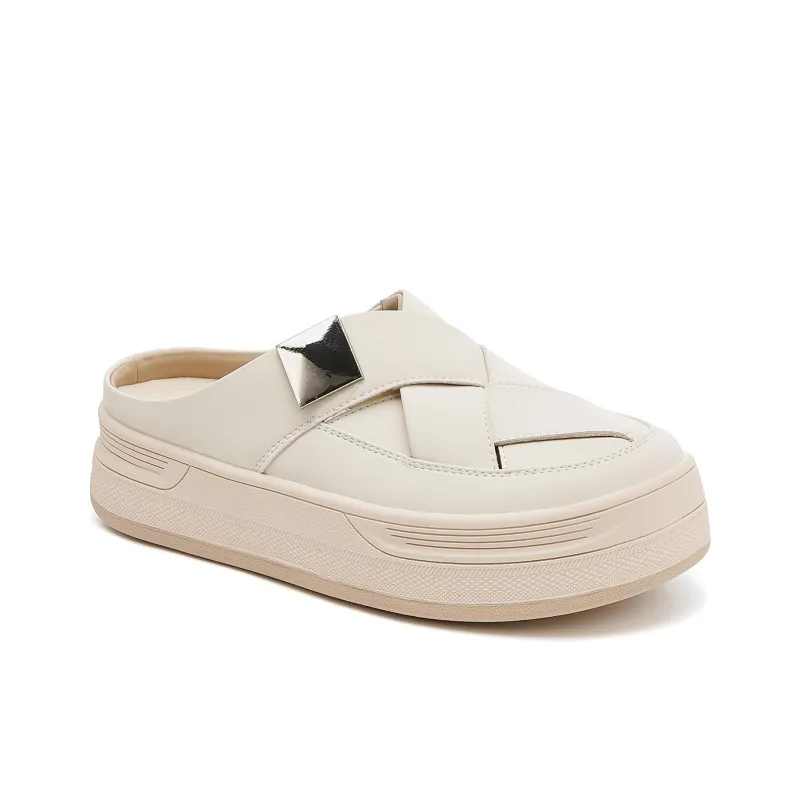 DAPHNE Rubber Sole Slip Resistant Wrap toe Slippers Women's-3