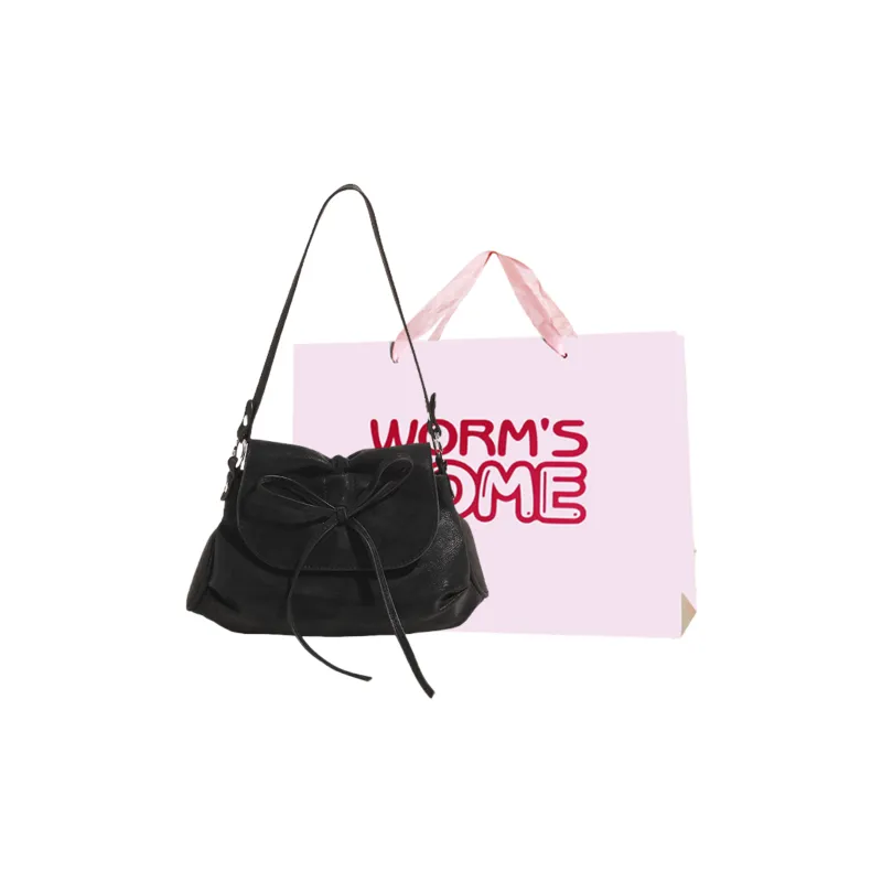 Worm's Home PU Crossbody Bag, Shoulder Bag Regular Women's Ecru/Light Gray/Black/Yellow-14