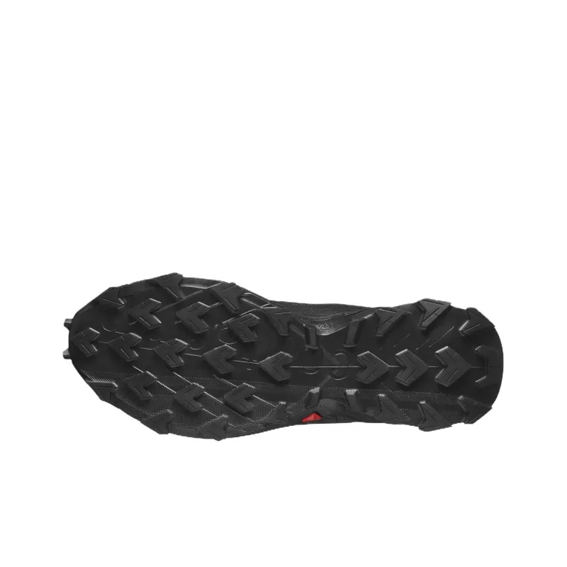 SALOMON ALPHACROSS 5 Anti Slip Wear Resistant Low Top Running Shoes Men's Black-4