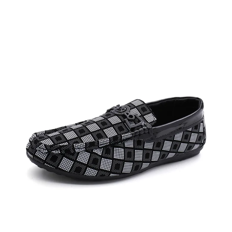 Abango Gommino Loafers Men White/Brown-9