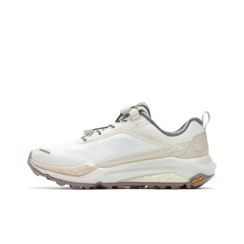 FILA Wear-Resistant Low-Top Outdoor Shoes Women's Milk White/Sunset Yellow