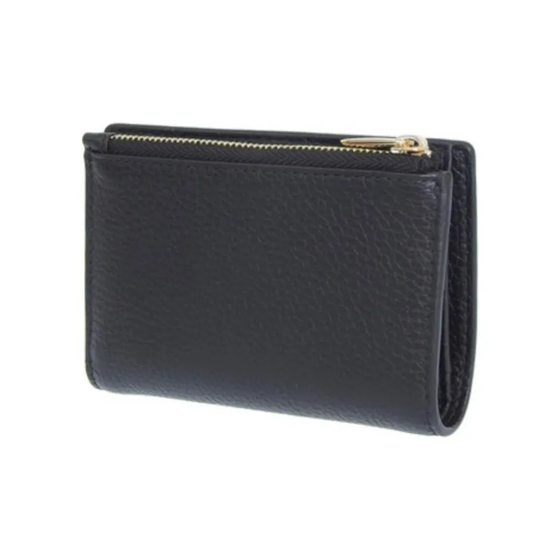 Furla Leather Wallet Small Size Women's Black-2