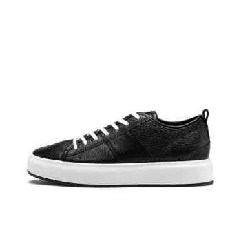 Ecco Street ACE Cushioning Wear-Resistant Low-Top Skateboard Shoes Men's Black