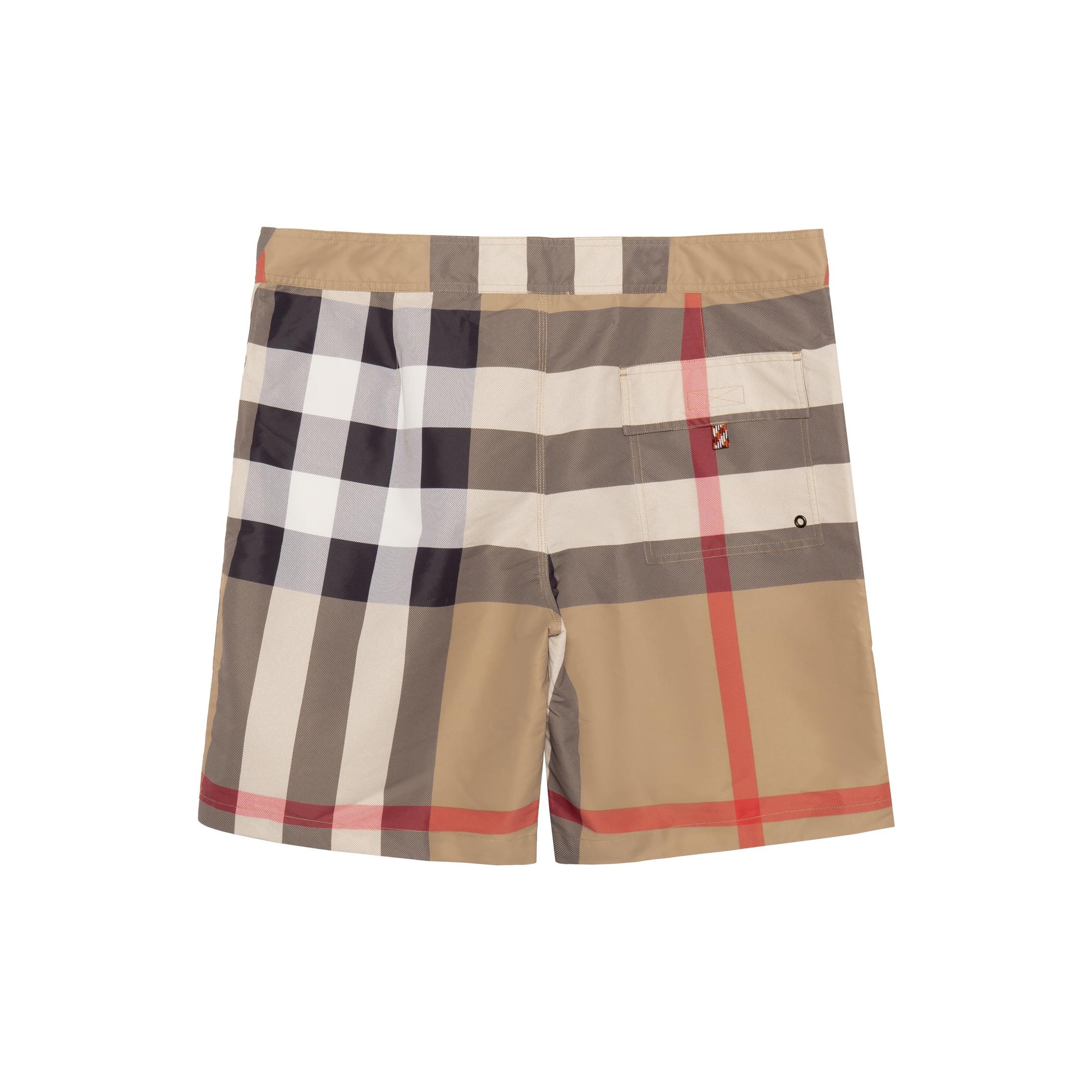 burberry plaid shorts for men