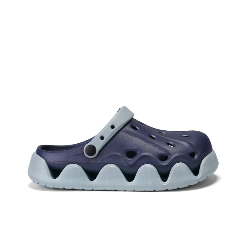 OUBT Wave Platform Design Clogs Unisex-10