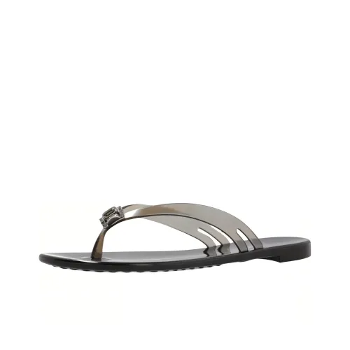 Casadei Jelly Transparent Flip Flops