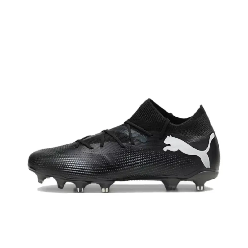 PUMA FUTURE 7 MATCH Anti Slip Wear Resistant Soccer Shoes Men's Black-0