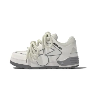 Maison Misfit 15 x CHEDOIR 1950 Collection Low-Top Skateboard Shoes Unisex Beige Black