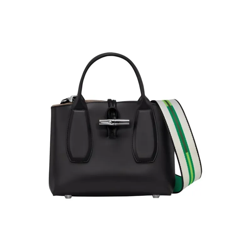LONGCHAMP Small Roseau Leather Tote Bag-1