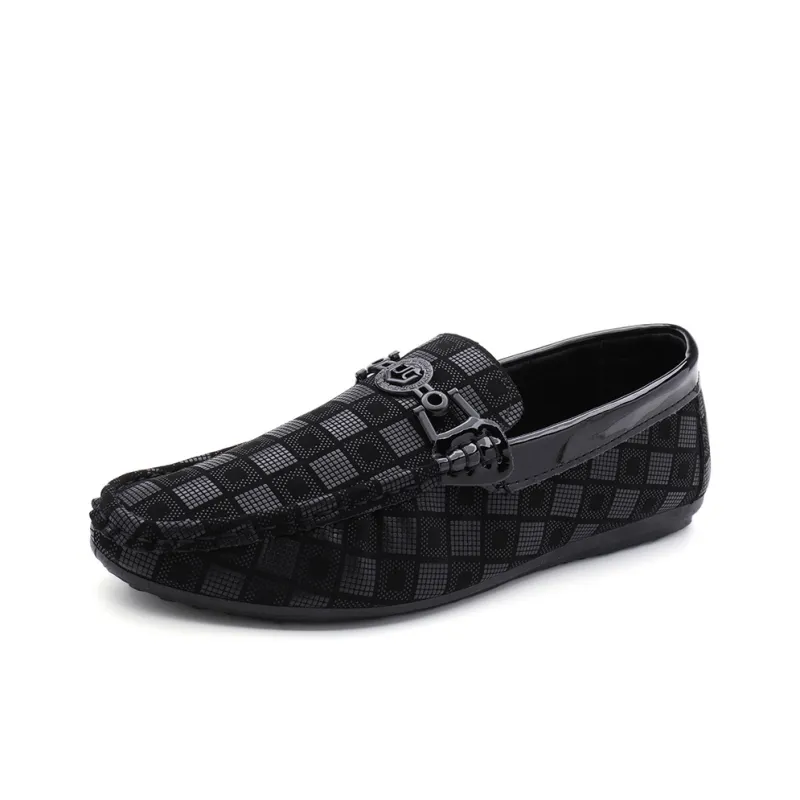 Abango Gommino Loafers Men White/Brown-5