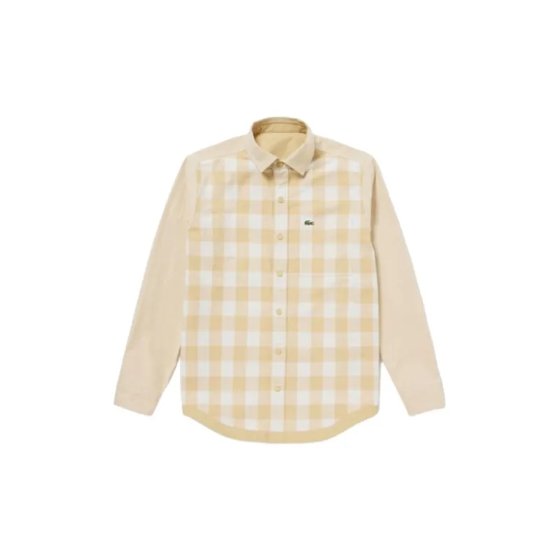 LACOSTE Shirts Men Beige-2