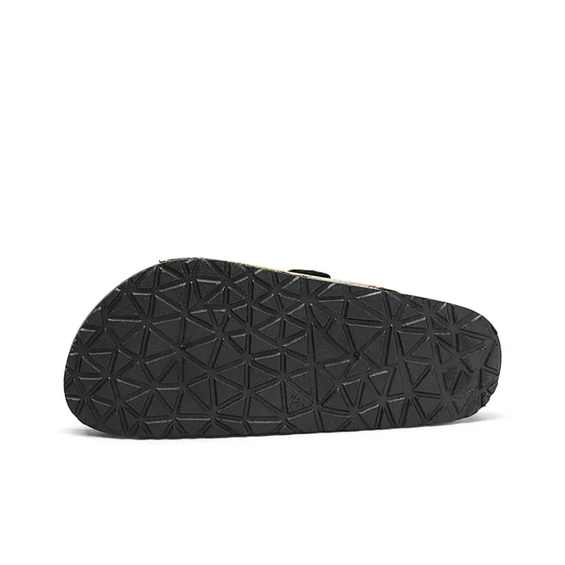 OUBT Slide Slippers Women's Multicolor Butterfly/Shimmering Butterfly-4