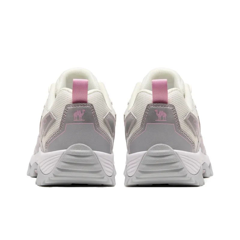 CAMEL Kunlun Mountain 1.0 Mesh Low Top Outdoor Shoes Women's Silver Pink-4