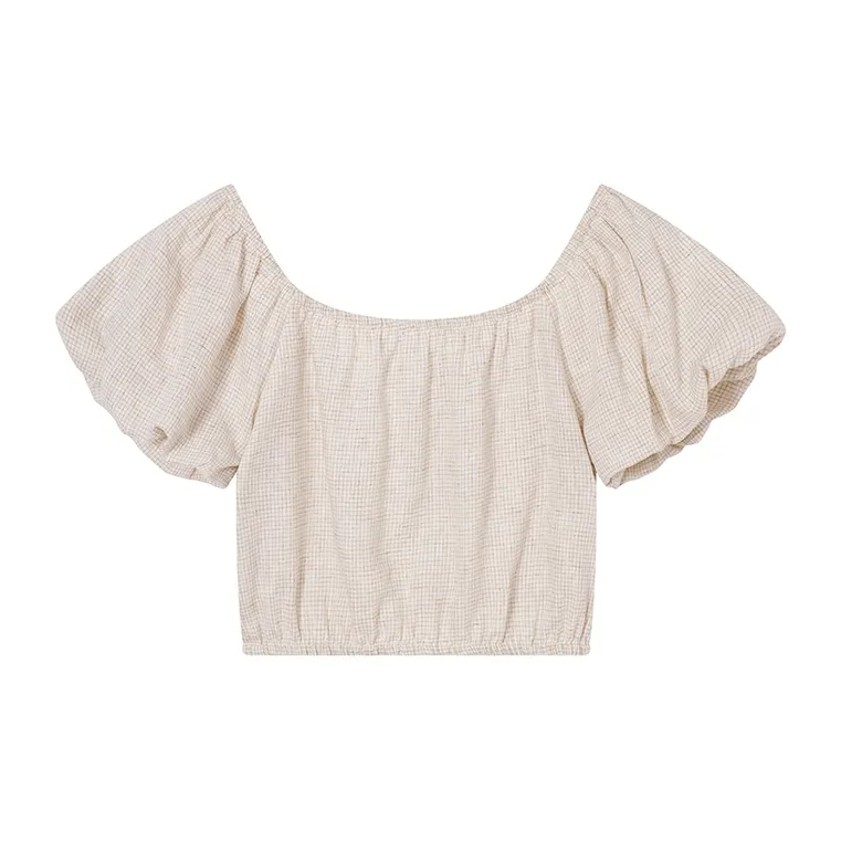 Ouyang Shirt Women's Cream Apricot-1