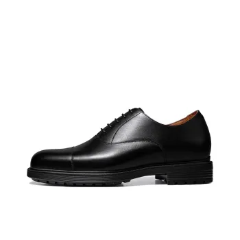 Zuti British Business Calfskin Oxford Shoes Dress Shoes Men's Black