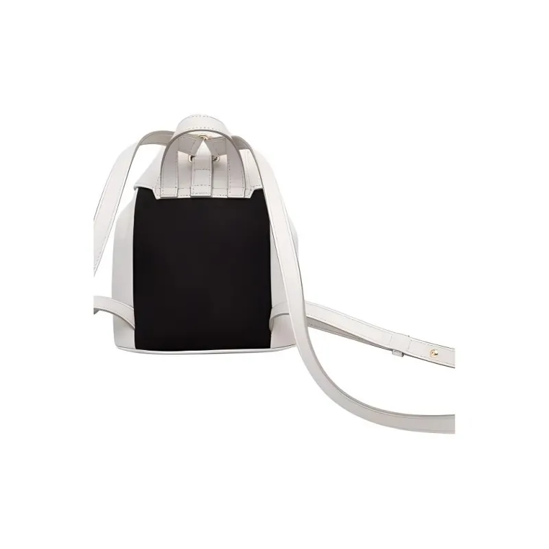 Furla Cow Leather Backpack Mini Women's Cotton Candy White-4