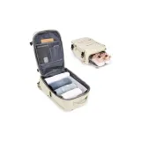 Ecru Upgraded (with Wet-Dry Separation Pocket, Independent Shoe Compartment, Individual Laptop Compartment)