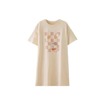 Montagut Nightgown Summer Women's Oatmeal Beige